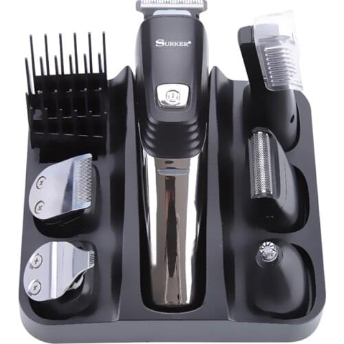 Surker 5 in 1 Professional Hair Clipper USB Charging Hair Trimmer Beard Nose trimmer for men Haircut Machine grooming machine