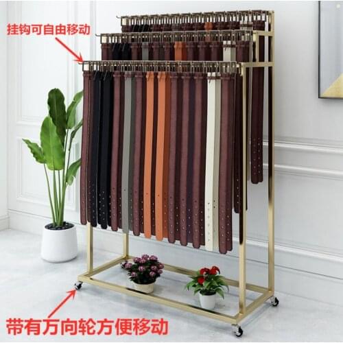 Simple belt bag display rack socks and underwear boxed fabric shelf multifunctional floor movable display rack