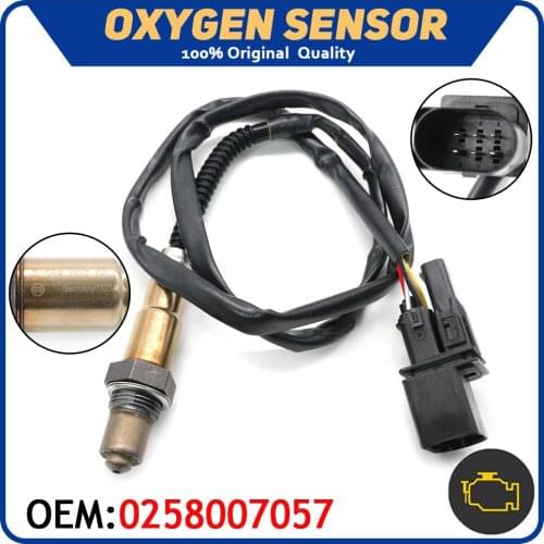 Upstream Air Fuel Ratio Lambda O2 Oxygen Sensor 0258007057 LSU4.2 For AUDI TT Volkswagen Je tta Golf Beetle 17014 1.8L 99-05