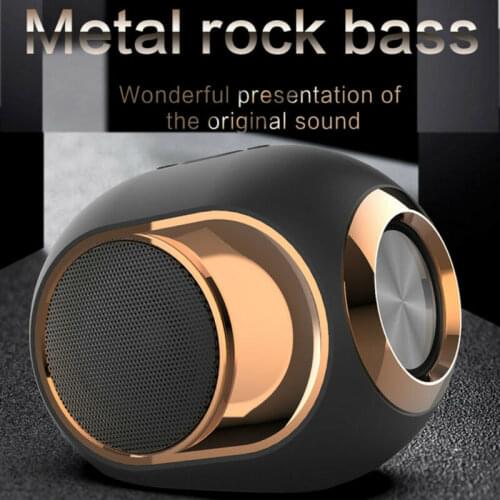 X6 Bluetooth 5.0 Speaker Golden Egg speaker 108 db Music TWS Portable Wireless Loudspeakers For Phone PC Waterproof Outdoor