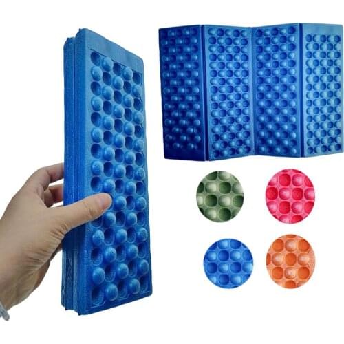 1/2 itemUltralight Waterproof Foam Mat Folding Chair Sit Cution Pad For Outdoor Camping Hiking Kayak Fishing Boat Beach Picnic