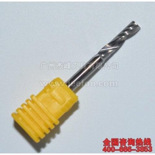 10PCS 3.175*8 AA Series One Flute Engraving Tool Bits/Spiral Drill Bits/End Milling Cutter