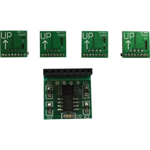 100% New chip decoder for HP D5800 printer auto reset chip decoder with high quality free shipping on promotion For HP D5800