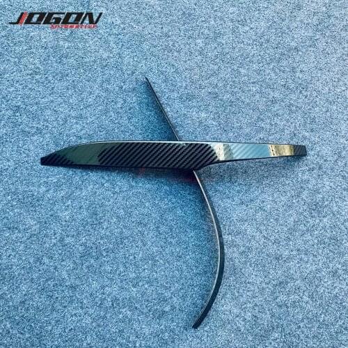 2Pcs Side Door Rear View Rearview Mirror Upper Stripe Cover Trim For Toyota Harrier Venza XU80 2020 2021