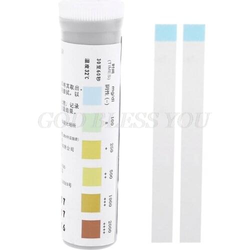 20 Strips Urinalysis Glucose Diabetes Urine Strip Test Pack Quick Selfcheck For Urinalysis With Anti-VC Interfer Drop Shipping