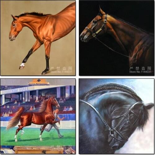 Horse 5D DIY Diamond Painting Animal Diamond Embroidery Mosaic Cross Stitch Square Full Drill Wolf Decoration Paintings