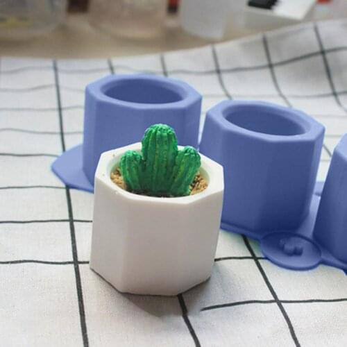Art Bloempot Beton Silicone Mold DIY Asbak Gips Cement Mould Voor Plant Decorating Succulenten Siliconen Mallen