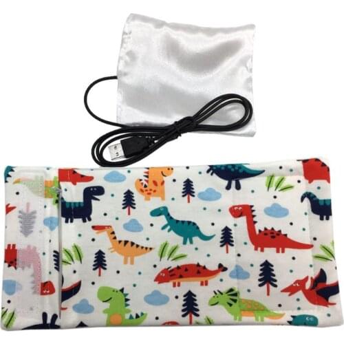 Travel Stroller USB Milk Water Warmer Insulated Bag Baby Nursing Bottle Heater 6 Colors 95AC