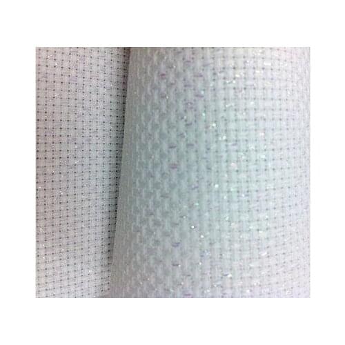 9TH Available 11CT 150X100cm Cross Stitch Embroidery Filamentary Silver Metal Wire Fabric Canvas Aida Cloth Make Any Size