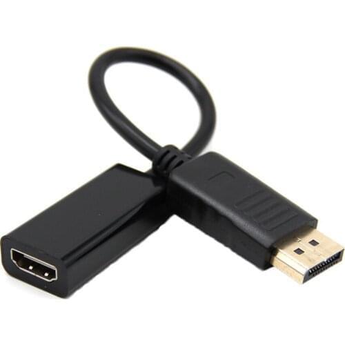 DP to HDMI-compatible 4K Cable PC DisplayPort to HDMI-compatible Mini Projector Projetor TV Television Monitor 1.4 For hp Laptop