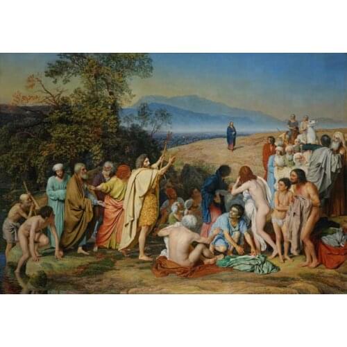 Classical religious figures Christian scenery canvas printings oil painting printed on canvas wall art decoration picture