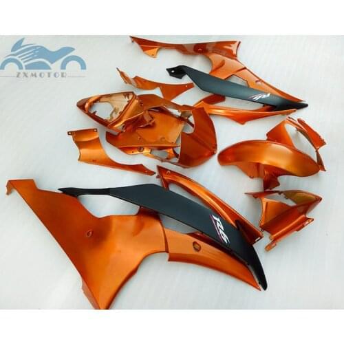 Free custom Injection fairing kit fit for YAMAHA R6 YZFR6 2008-2015 YZF R6 08-15 gold black motorcycle fairings body kits HT21