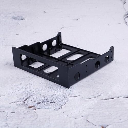 New ABS 3.5'' to 5.25'' Hard Disk Drive Bracket Computer Case Adapter Mounting Bracket Floppy High Quality