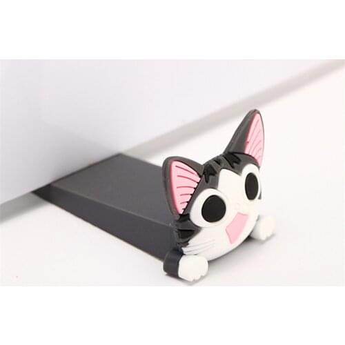 Cute Cartoon Silicone Door Blocker Door Stopper Keep Doors Opened Prevent Children Hands From Being Caught By The Door