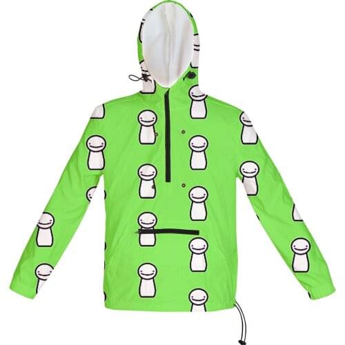 Dream Smp dreamwastaken 3D Print Mens Hooded Jacket Slim Fit Long Sleeve Homme Trendy Windbreaker Coat Brand Clothing Streetwear