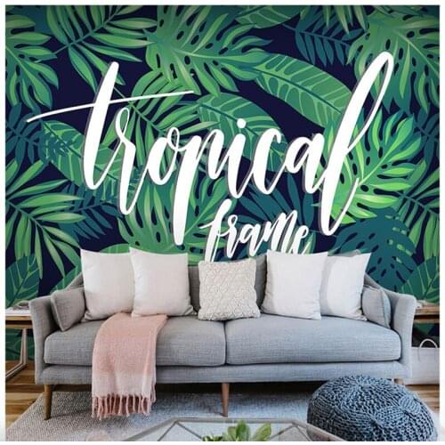 Custom 3D Wallpaper mural fashion modern rainforest tree Flamingo family bedroom living room dining room background wallpaper