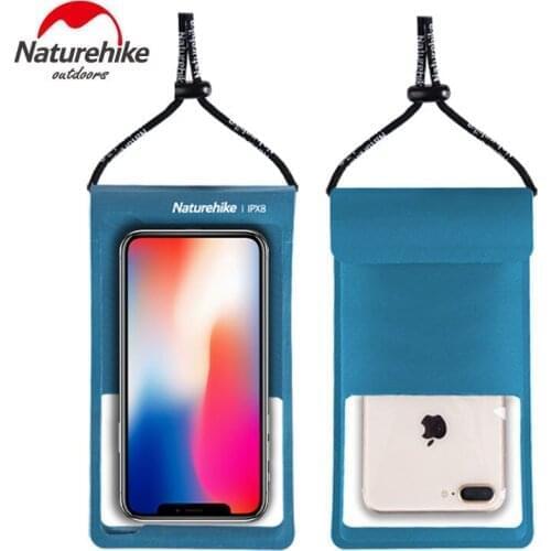 Naturehike IPX8 Under 7 Inches Mobile Phone Waterproof Bag TPU Water Proof Membrane Diving Phone Waterproof Case