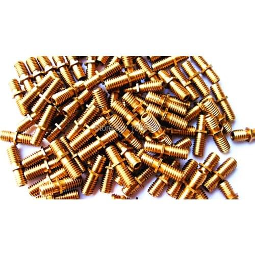 With Tracking Number!!! Wholesale 5pcs/lot 3D Printer Copper Hotend M6*20MM Throat for Reprap Ultimaker 3mm Filament