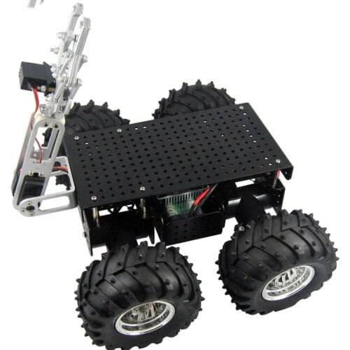 Wild Thumper 4WD Chassis With 2 Encoders And 2 DOF Gripper Car Plaform Robot Chassis