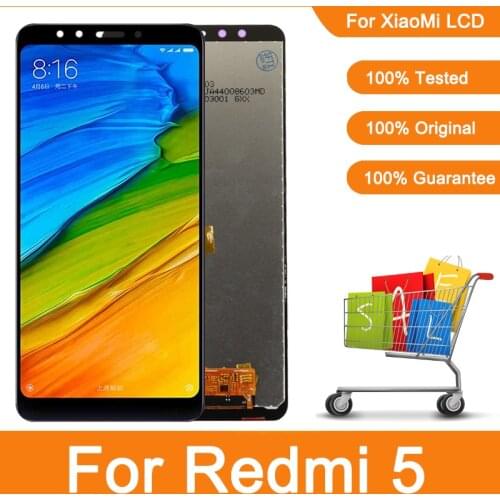 5.7" IPS LCD Replacement For Xiaomi Redmi 5 LCD Display Touch Screen Digitizer For Redmi 5 LCD Assembly MDG1 MDTI Repair Parts