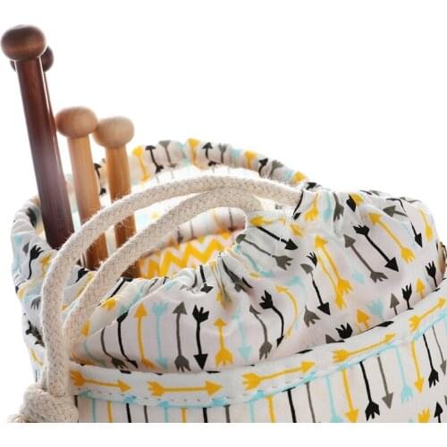 Yarn Storage Bag, Portable Knitting Bag for Yarn Skeins, Crochet Hooks, Knitting E56C