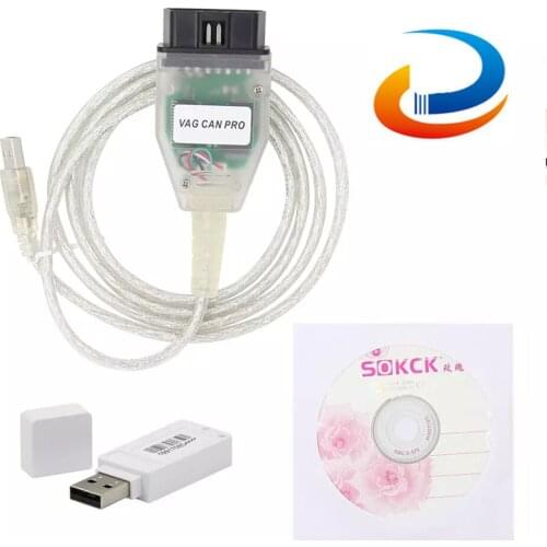 VAG CAN PRO V5.5.1 K-line OBD2 Car Diagnostic Tool Cable For VAG K Line CAN Bus Cable PK ODIS Obd 2 Auto Car Diagnostic Scanner