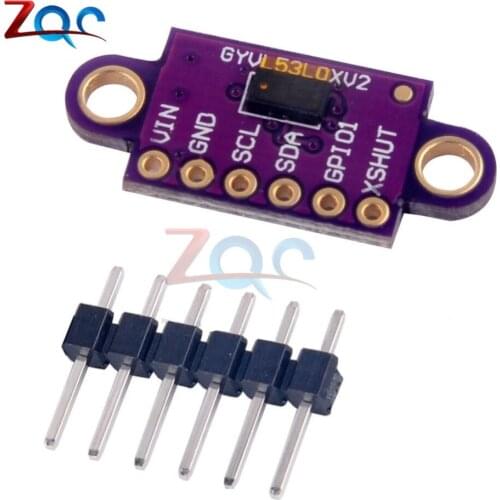 VL53L0X Time-of-Flight (ToF) Laser Ranging Sensor Breakout 940nm GY-VL53L0XV2 Laser Distance Module I2C IIC