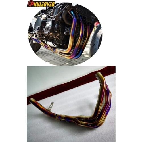 Titanium Alloy for Kawasaki Z900RS Exhaust Front Pipe Header Tube Exhaust System for Z900RS Motorcycle Exhaust Muffler Escape