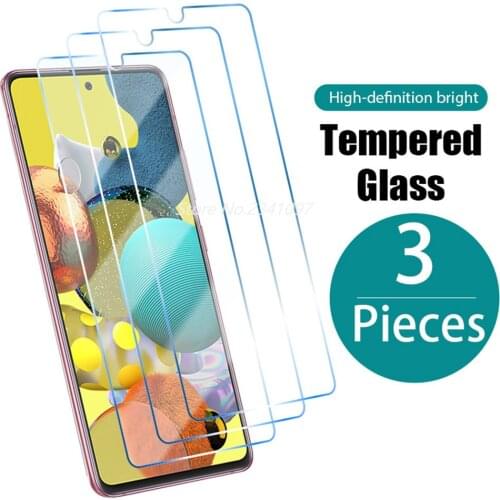 3PCS Tempered Glass for Samsung A71 A50S A51 A41 A31 A21 A01 A11 Tempered Glass for Sansung Galaxy A21S A20S A10S A20E A10E A10