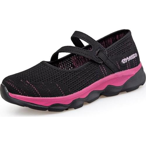 2021 Spring New Casual Shoes Woman Slip On Comfortable Flats Womens Lady Soft Mother Shoes Grils Breathable Non-Slip Footwear