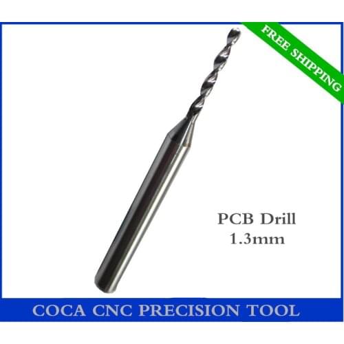 1.3mm,Free shipping,CNC Computer machine tool,Print Circuit Board drill,woodworking router bit, Carbide Micro Drilling Bits