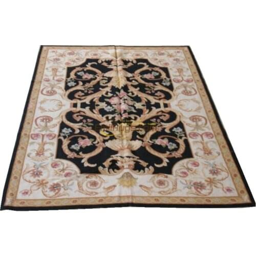 Large room rug aubusson needlepoint carpet hand knotted wool rugs plant carpet woven wool carpet