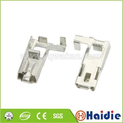 Free shipping 50pcs crimping terminal for auto connector, loose pins crimp terminals DJ624T-D6.3B