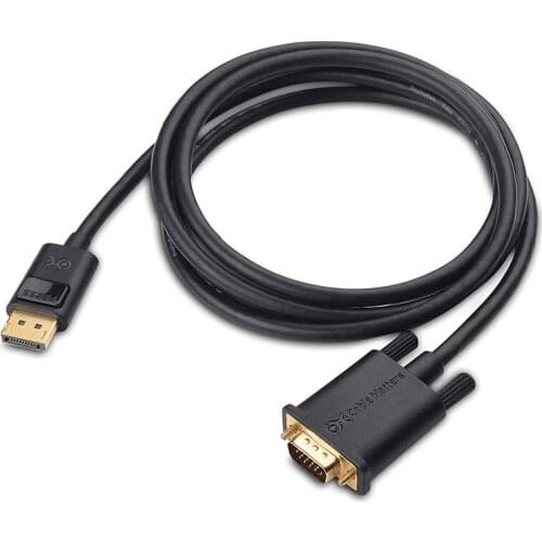 DisplayPort to VGA Cable (DP to VGA Cable) 6 Feet