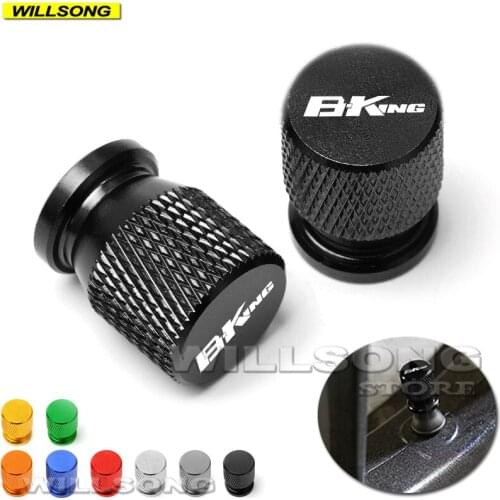 Wheel Tire Tyre Valve Air Port Stem Cover Cap Airtight Plug For SUZUKI GSX1300 BKING Motorcycle Accessories CNC LOGO