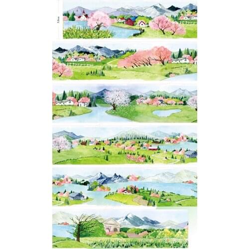 Sukura Valley Washi Tapes for Card Making Bullet Journal DIY Scrapbooking Decorative Stickers