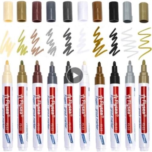Marker Pen Tile Repair Pen Wall Tile Floor Tile Beauty Seam Pen Tile Gap Styling Pen Wall White Mending Agent Waterproof Tile