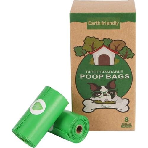 Dog Poop Bags biodegradable Earth-Friendly 24 Rolls with 1 Dispenser Dog Waste Bags Dog Pooper Scooper Several colors to choose
