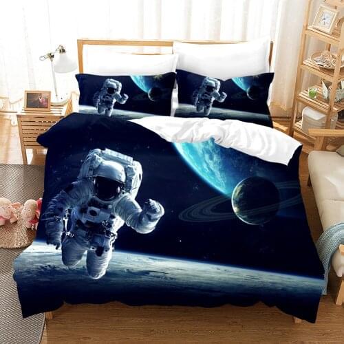 Planet Universe Bedding Set Fantasy Fashion 3D Print Comforter Luxury Queen King Single Size Duvet Cover Set Home Textile Decor