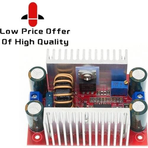 DC 400W 15A Step-up Boost Converter Constant Current Power Supply LED Driver 8.5-50V to 10-60V Voltage Charger Step Up Module