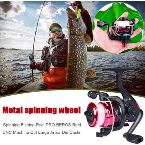 Fishing Spinning Reel Fly Sea Fishing Wheel Compression Resistance Gear Ratio: 5.2:1 Metal Freshwater Outdoor Fishing