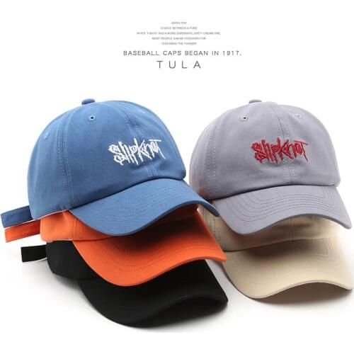 Hat Baseball Cap Korean Style Fashion Letter Embroidery Cotton Peaked Cap Street Hipster Hat
