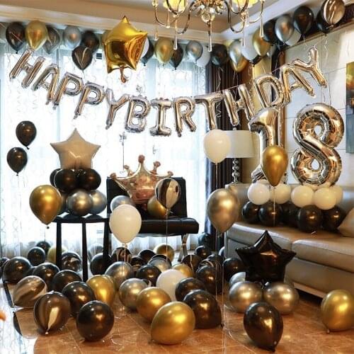 Wedding supplies thick aluminum film balloon set proposal confession birthday party decoration balloons