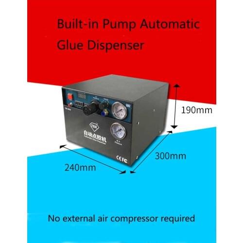 TBK-983A Built-in Pump Automatic Glue Dispenser For IPhone x Bracket Dripping Glue Injection phone repair refurbishment Machine