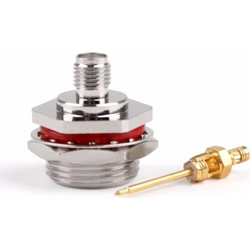 Areyourshop RP-SMA Female RG174 RG316 LMR100 Connector For M16 Waterproof Box Wireless 50ohm Brass Hot Sale Plug Jack