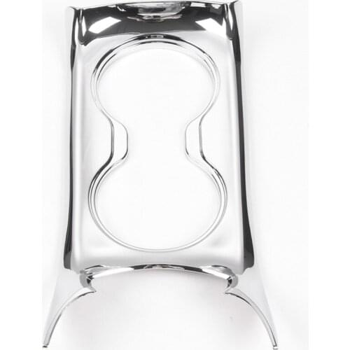 Auto Car Interior Central Water Cup Holder Panel Frame Trim Cover Styling For Jeep Compass 2017+ Interior Accessories