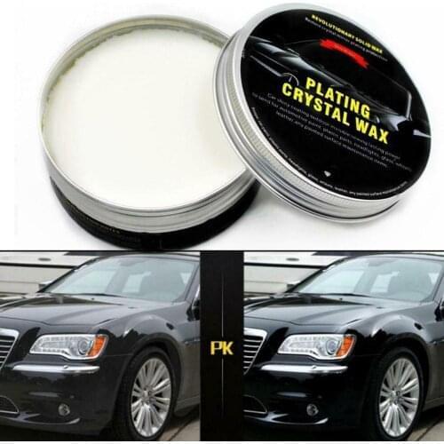 Car Wax Crystal Plating Set Hard Glossy Carnauba Wax Paint Care Coating Tiny Scratch Repair Maintenance Repair Tool 200g