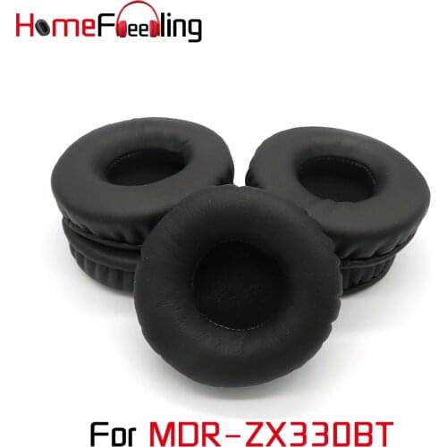 Homefeeling Ear Pads For Sony MDR ZX330BT MDR-ZX330BT Earpads Round Universal Leahter Repalcement Parts Ear Cushions
