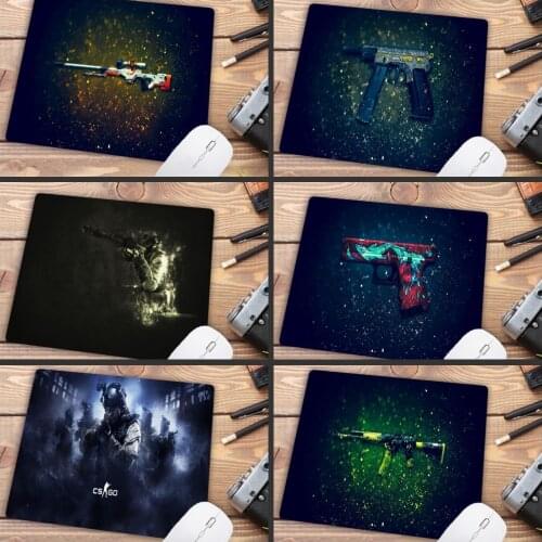 Mairuige Big Promotion CS GO Gaming Keyboard Mouse Pad Mat Small Size Mousepad for PC Computer Notebook Mouse Gaming 18X22CM