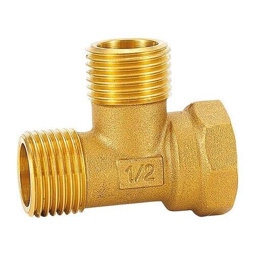 Brass Fittings Male to Male to Female 1/2" 3/4" 1"BSP Thread Air Water oil fuel gas Piping Quick Coupler Fitting adapter